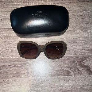 Coach butterfly oversized sunglasses